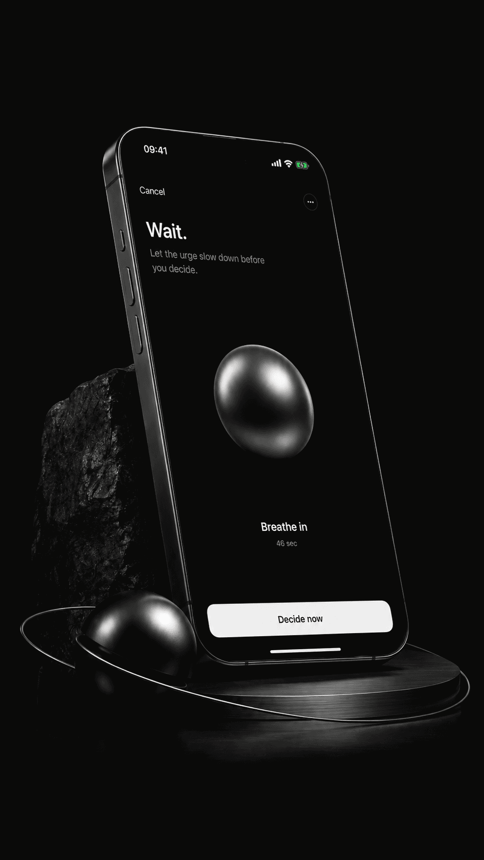 Griotta stepping in before a selected shopping app opens